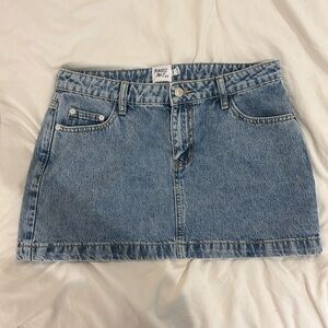 Denim Mini Skirt